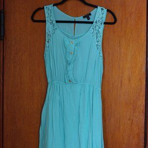 Light Blue Hi-Lo Dress